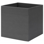 картинка ФЮССЕ Коробка, темно-серый, 30x30x30 см от магазина Wmart