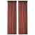 картинка ДЮТОГ Гардины, 1 пара, красно-коричневый, 145x300 см от магазина Wmart
