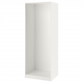 картинка ПАКС Каркас гардероба, белый, 75x58x201 см от магазина Wmart