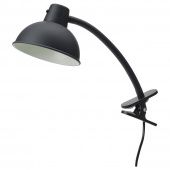 картинка SKURUP СКУРУП Лампа с зажимом - черный от магазина Wmart