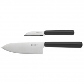 картинка ФОРДУББЛА Набор ножей, 2 предм, серый от магазина Wmart
