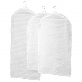 картинка ПЛУРИГ Чехол для одежды, 3 штуки, прозрачный белый от магазина Wmart