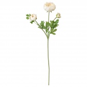 картинка СМИККА Цветок искусственный, лютик, белый, 52 см от магазина Wmart