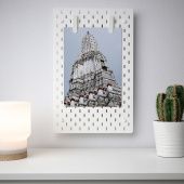 картинка СКОДИС Настенная панель, комбинация, белый, 36x56 см магазин Wmart являющийся официальным дистрибьютором картинка СКОДИС Настенная панель, комбинация, белый, 36x56 см от магазина Wmart