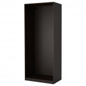 картинка PAX ПАКС Каркас гардероба - черно-коричневый 100x58x236 см от магазина Wmart
