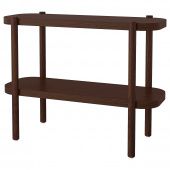 картинка LISTERBY ЛИСТЕРБИ Консольный стол - темно-коричневый мореный дубовый шпон 92x38x71 см от магазина Wmart