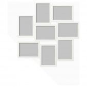 картинка ВЭКСБУ Рама для коллажа на 8 фото, белый, 13x18 см от магазина Wmart