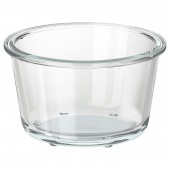 картинка ИКЕА/365+ Контейнер для продуктов, круглой формы, стекло, 600 мл от магазина Wmart