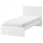 картинка MALM МАЛЬМ Каркас кровати - белый/Лонсет 90x200 см от магазина Wmart