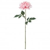 картинка СМИККА Цветок искусственный, Георгин, светло-розовый, 75 см от магазина Wmart