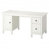картинка ХЕМНЭС Письменный стол, белая морилка, 155x65 см от магазина Wmart