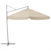 картинка ОКСНЭ / ВОРХОЛЬМЕН Зонт от солнца, подвесной, серый, бежевый, 300 см от магазина Wmart