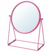 картинка LASSBYN ЛАССБЮН Зеркало настольное - розовый 17 см от магазина Wmart