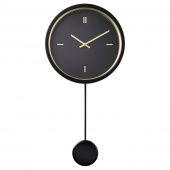 картинка СТУРСК Настенные часы, черный, 26 см от магазина Wmart