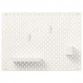 картинка СКОДИС Настенная панель, комбинация, белый, 76x56 см от магазина Wmart
