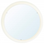 картинка СТОРЙОРМ Зеркало с подсветкой, белый, 47 см от магазина Wmart