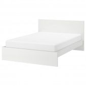 картинка MALM МАЛЬМ Каркас кровати - белый/Лонсет 160x200 см от магазина Wmart