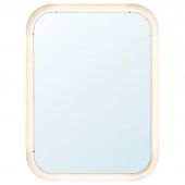 картинка СТОРЙОРМ Зеркало с подсветкой, белый, 80x60 см от магазина Wmart