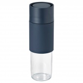 картинка ЭФТРЕСТРЭВА Дорожная кружка, прозрачное стекло, силикон, 0.5 л от магазина Wmart