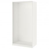 картинка ПАКС Каркас гардероба, белый, 100x58x201 см от магазина Wmart