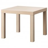 картинка LACK ЛАКК Придиванный столик - под беленый дуб 55x55 см от магазина Wmart