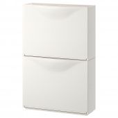 картинка ТРОНЭС Галошница/шкаф, белый, 52x39 см от магазина Wmart