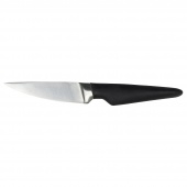 картинка ВЁРДА Нож для чистки овощ/фрукт, черный, 9 см от магазина Wmart
