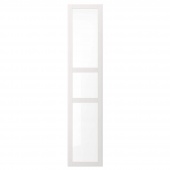 картинка ТИССЕДАЛЬ Дверь, белый, стекло, 50x229 см от магазина Wmart