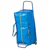 картинка ФРАКТА Тележка с сумкой, синий от магазина Wmart