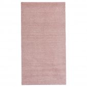 картинка KNARDRUP КНАРДРУП Ковер, короткий ворс - бледно-розовый 80x150 см от магазина Wmart