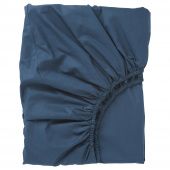 картинка ULLVIDE УЛЛЬВИДЕ Простыня натяжная - темно-синий 180x200 см от магазина Wmart