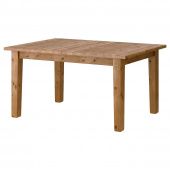 картинка СТУРНЭС Раздвижной стол, морилка,антик, 147/204x95 см от магазина Wmart
