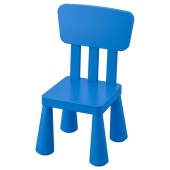 картинка МАММУТ Детский стул, д/дома/улицы, синий от магазина Wmart