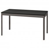 картинка ИДОСЕН Стол, черный, темно-серый, 140x70x75 см от магазина Wmart