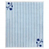 картинка ГУЛСПАРВ Ковер, в полоску синий, белый, 133x160 см от магазина Wmart