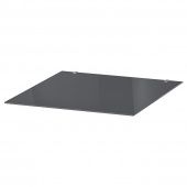 картинка MALM МАЛЬМ Стеклянная столешница - прозрачный серый 40x48 см от магазина Wmart