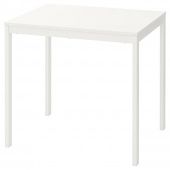 картинка ВАНГСТА Раздвижной стол, белый, 80/120x70 см от магазина Wmart