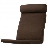 картинка POÄNG ПОЭНГ Подушка-сиденье на кресло - Шифтебу коричневый от магазина Wmart