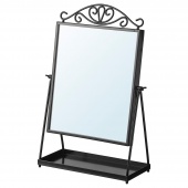 картинка КАРМСУНД Зеркало настольное, черный, 27x43 см от магазина Wmart