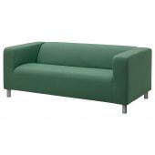 картинка KLIPPAN КЛИППАН Чехол на 2-местный диван - Висле зеленый от магазина Wmart
