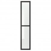 картинка OXBERG ОКСБЕРГ Стеклянная дверь - черно-коричневый 40x192 см от магазина Wmart