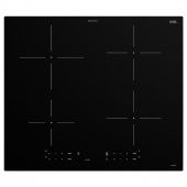 картинка ТРЕВЛИГ Индукц варочн панель, ИКЕА 300 черный, 59 см от магазина Wmart