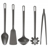 картинка ФУЛЛЭНДАД Кухонные принадлежности,5 предмет, серый от магазина Wmart