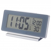 картинка ФИЛЬМИС Часы/термометр/будильник, серый от магазина Wmart