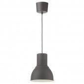 картинка ХЕКТАР Подвесной светильник, темно-серый, 22 см от магазина Wmart