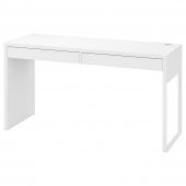 картинка МИККЕ Письменный стол, белый, 142x50 см от магазина Wmart
