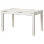 картинка ЛАНЕБЕРГ Раздвижной стол, белый, 130/190x80 см от магазина Wmart