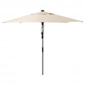 картинка БЕТСО / ЛИНДЭЙА Зонт от солнца, серый под дерево, бежевый, 300 см от магазина Wmart