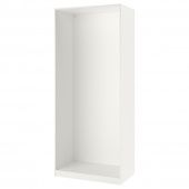 картинка ПАКС Каркас гардероба, белый, 100x58x236 см от магазина Wmart