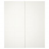 картинка HASVIK ХАСВИК Пара раздвижных дверей - белый 200x236 см от магазина Wmart